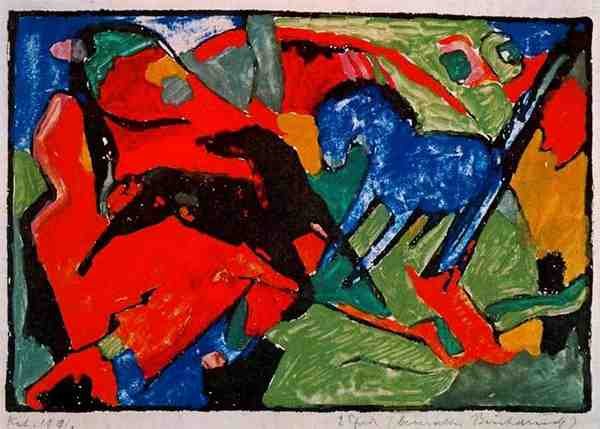 Franz Marc 61 A4 Photo Print