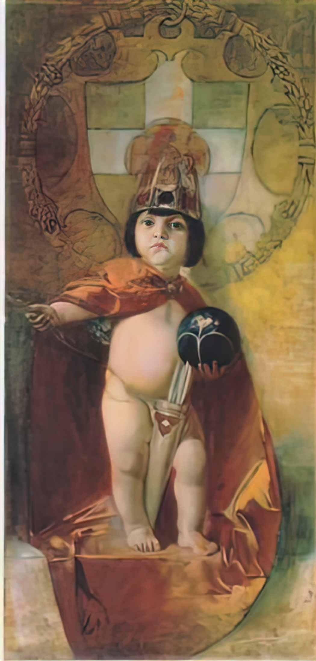 Franz Stuck amor imperator 1887 Art A4 Photo Print UK