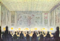 Franz Stuck dinner 1913 Art A4 Photo Print UK
