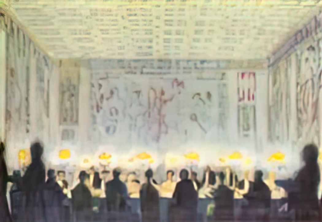 Franz Stuck dinner 1913 Art A4 Photo Print UK
