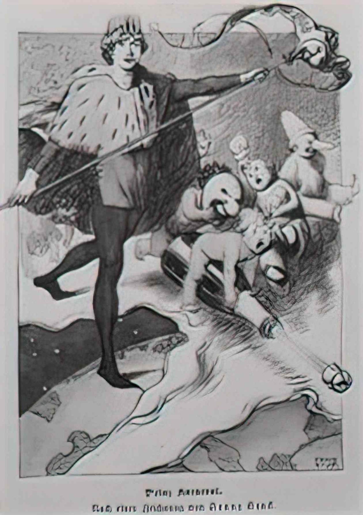Franz Stuck illustration for magazine die gartenlaube 1892 Art A4 Photo Print