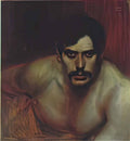 Franz Stuck male portrait study a bad conscience Art A4 Photo Print UK
