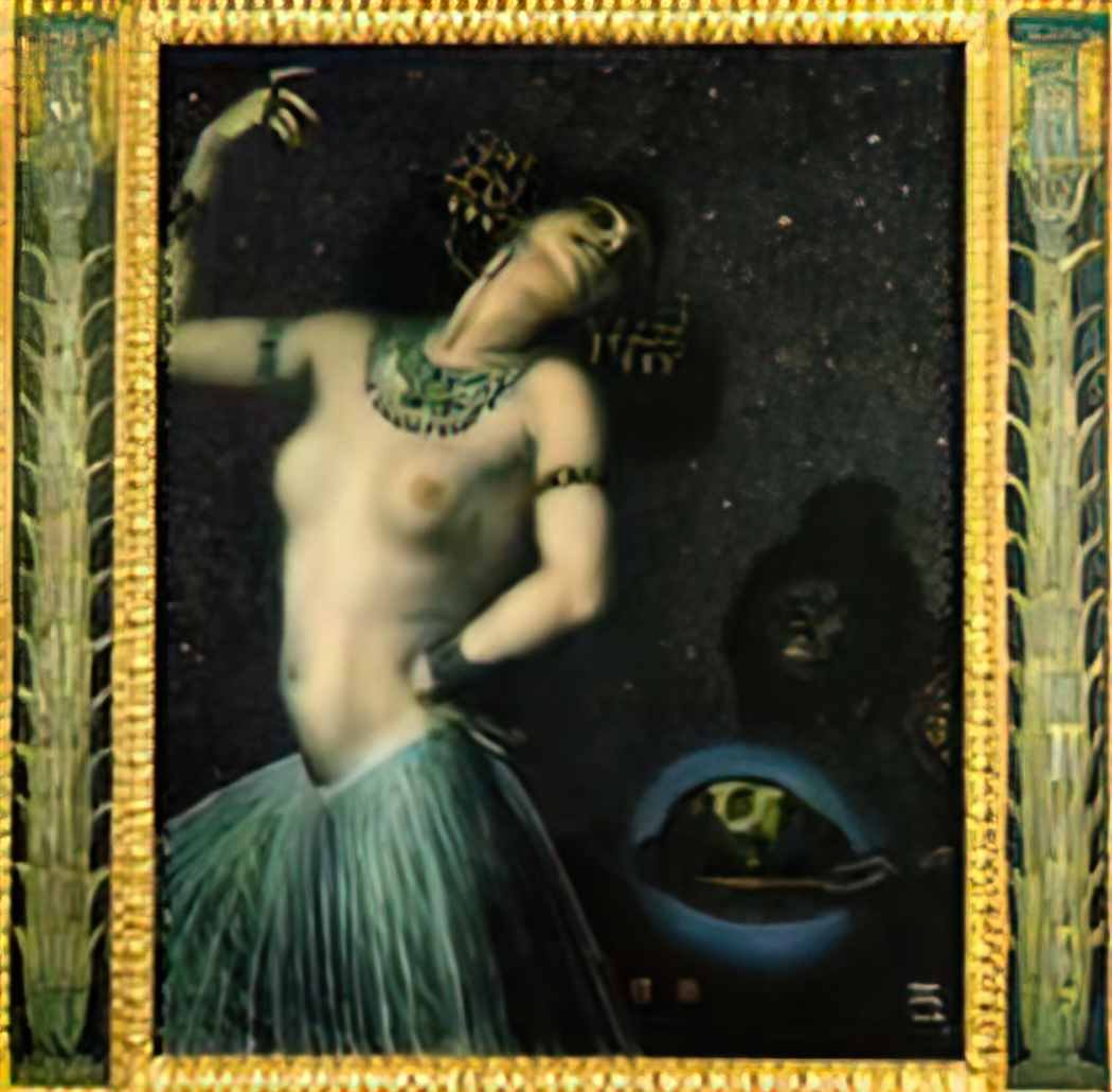 Franz Stuck salome 1906 Art A4 Photo Print UK