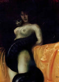 Franz Stuck sensuality 1891 Art A4 Photo Print UK