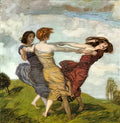 Franz Stuck sounds of spring 1910 Art A4 Photo Print UK