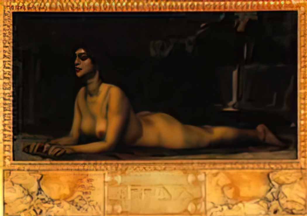 Franz Stuck sphinx 1904 Art A4 Photo Print UK