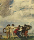 Franz Stuck spring dance 1909 Art A4 Photo Print UK