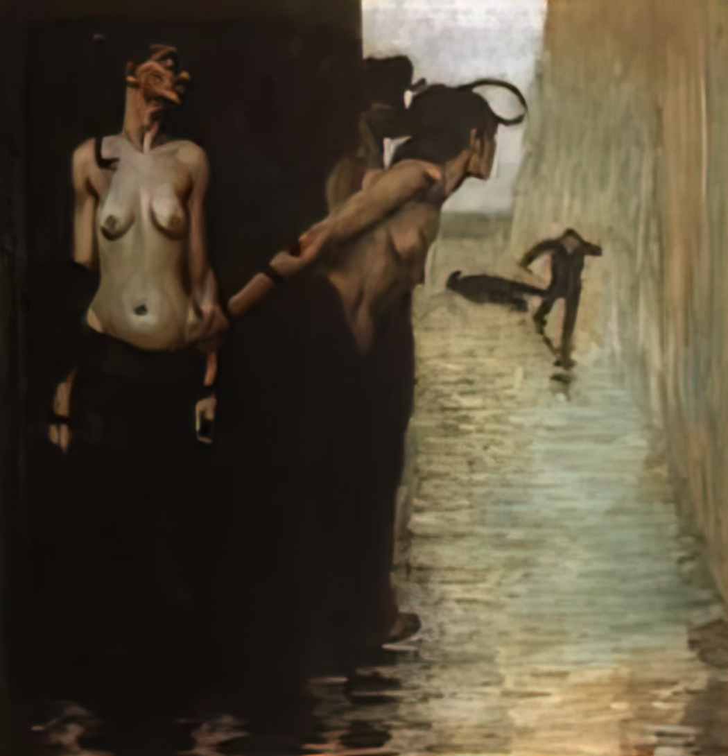 Franz Stuck the murderer Art A4 Photo Print UK