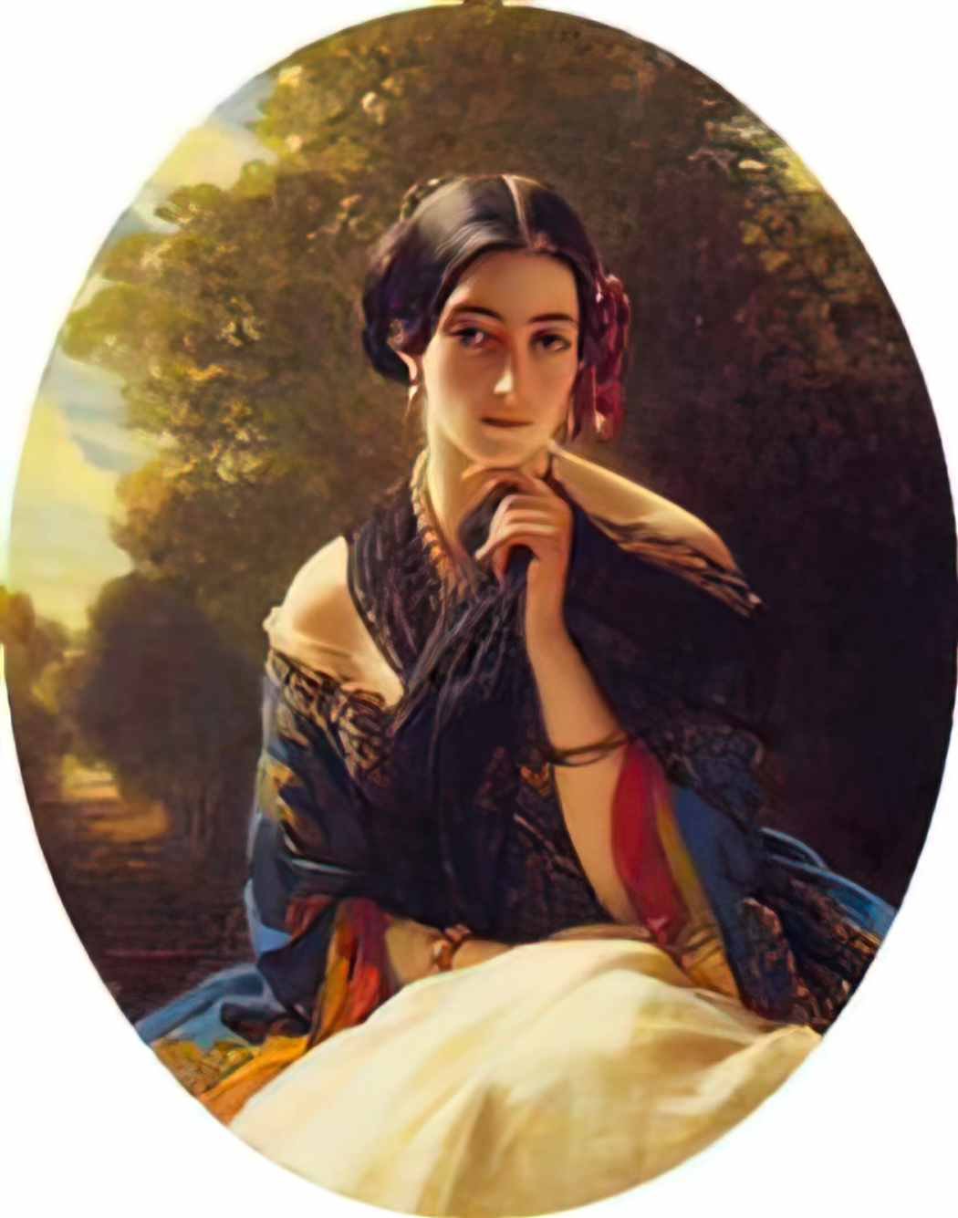 Frans Snyders fruits in a bowl on a red tablecloth Art A4 Photo Print