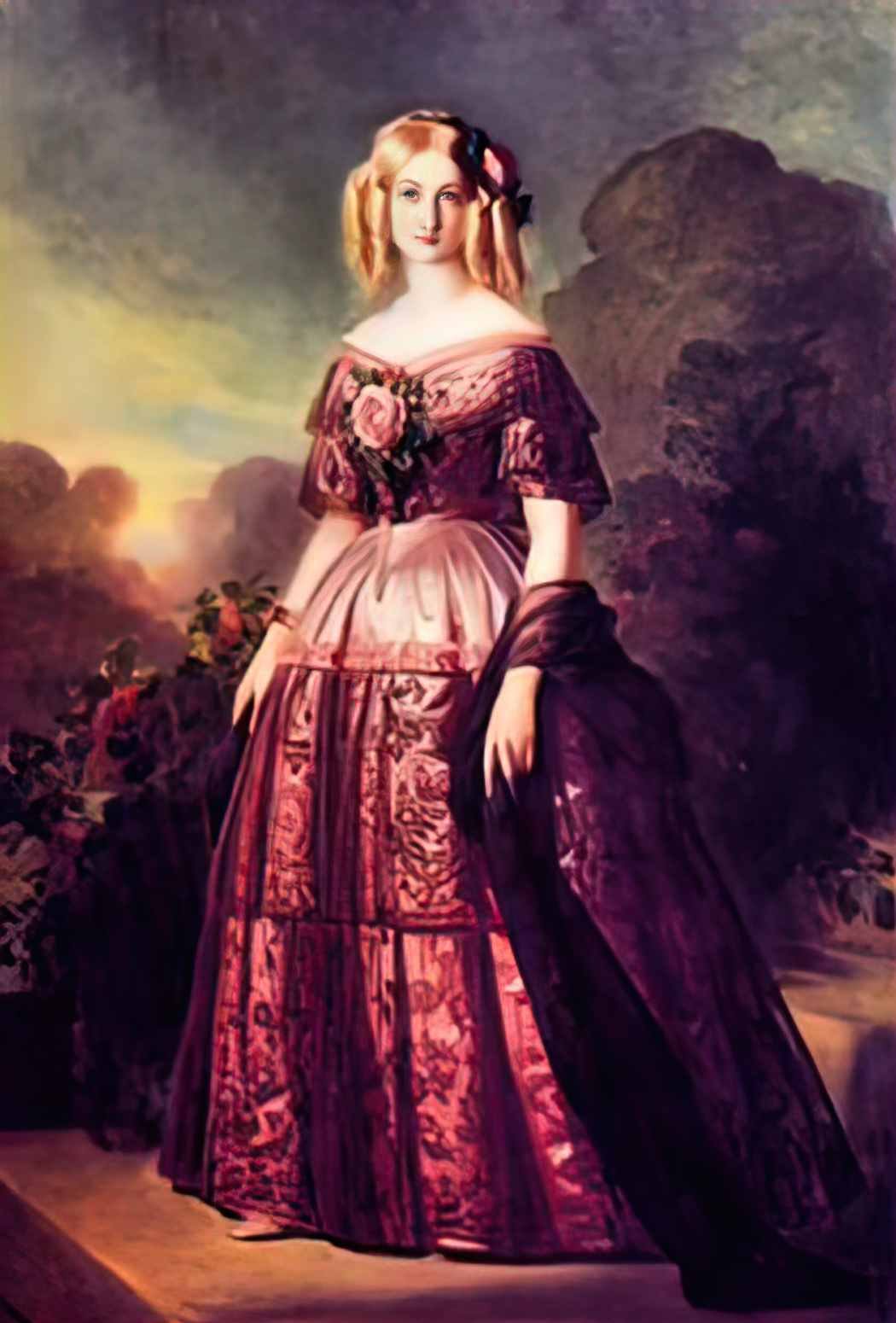Franz Xaver Winterhalter maria carolina de borb dues sic lies Art A4 Photo Print