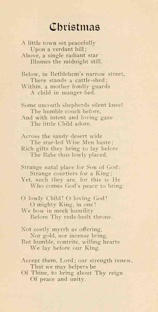 Fraser Donald A The Three Kings and other Verses 1922 Christmas A4 Photo Print