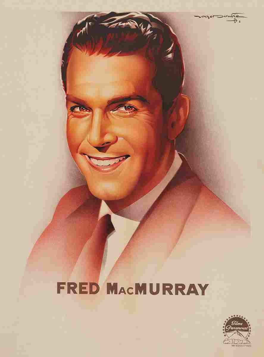 Fred MacMurray Personality Poster 01  film star poster A4 Photo Print