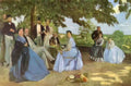 Frederic Bazille family reunion 1867 Art A4 Photo Print