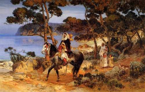 Frederick Arthur Bridgman A Coastal Trail A4 Photo Print