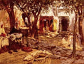 Frederick Arthur Bridgman An Eastern Courtyard A4 Photo Print