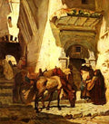 Frederick Arthur Bridgman Near The Kasbah A4 Photo Print