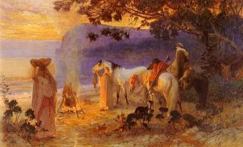 Frederick Arthur Bridgman On The Coast Of Kabylie A4 Photo Print