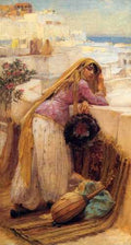 Frederick Arthur Bridgman On The Terrace A4 Photo Print