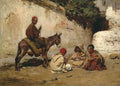 Frederick Arthur Bridgman Playing Kids A4 Photo Print