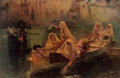 Frederick Arthur Bridgman The Harem Boats A4 Photo Print