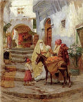 Frederick Arthur Bridgman The Orange Seller A4 Photo Print