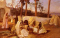 Frederick Arthur Bridgman Women At The Cemetery In Algiers A4 Photo Print