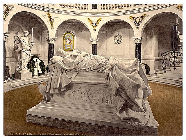 Frederick the Greats Mausoleum Potsdam Berlin Vintage A4 Photo Print