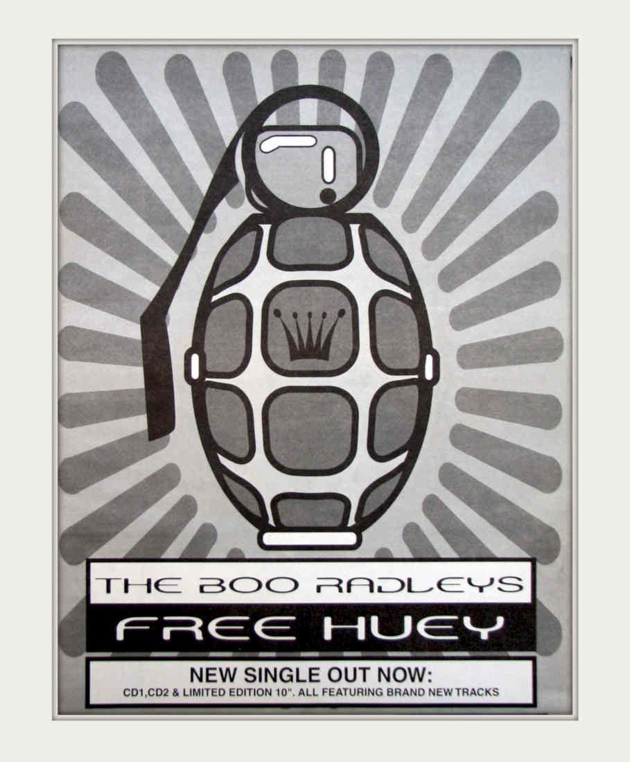 Free Huey Cd Vintage Retro Advert Poster A4 Photo Print