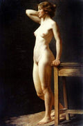 Freeth Charles H Modelo do Artista Nu Feminino2 Art A4 Photo Print