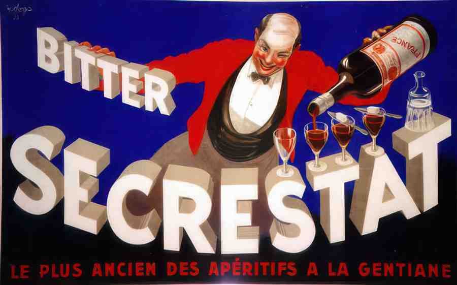 French 06985 Vintage Advert A4 Photo Print