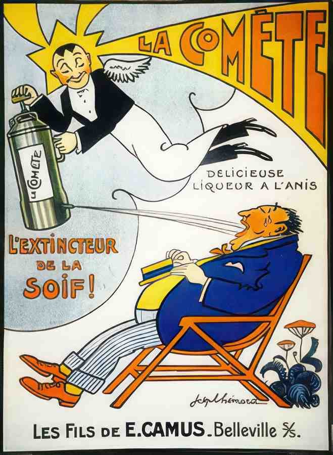 French 07449 Vintage Advert A4 Photo Print