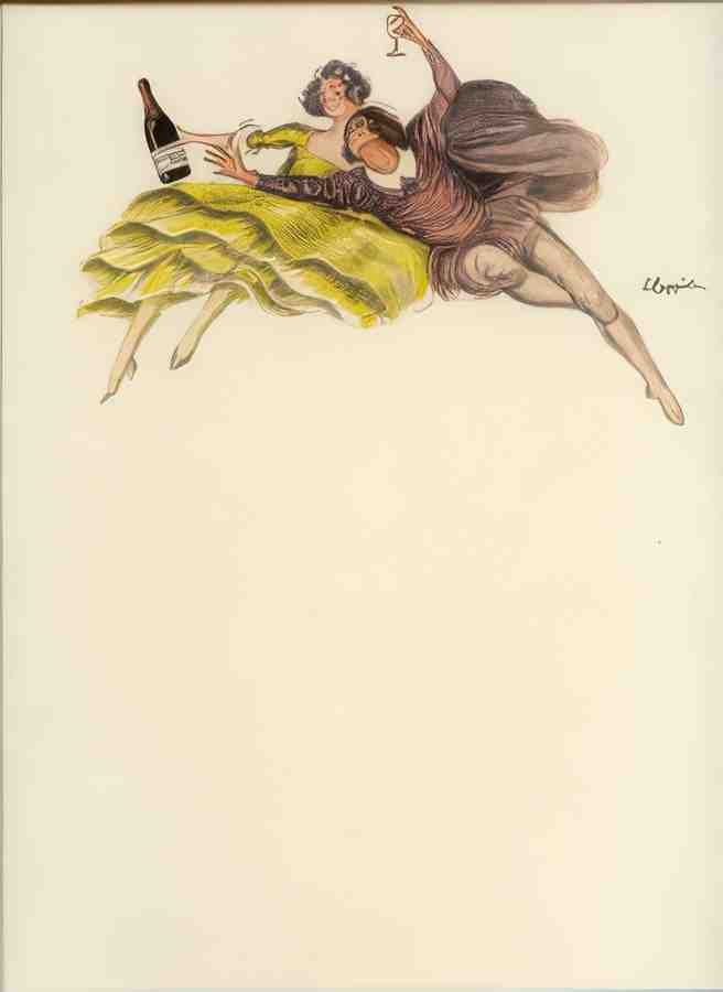 French 07711 Vintage Advert A4 Photo Print