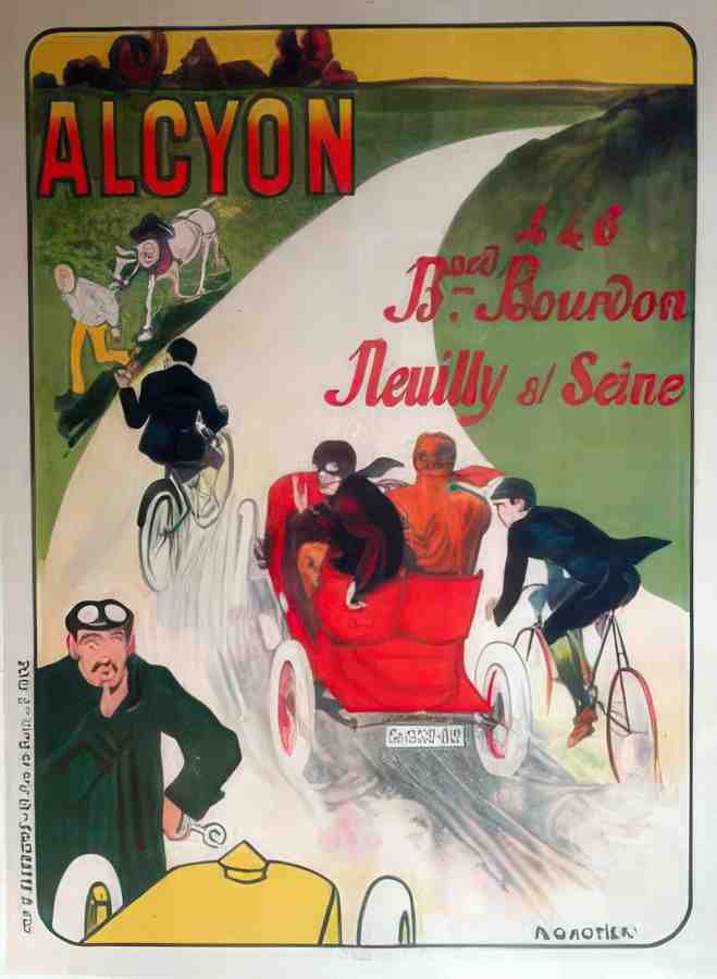 French 09616 Vintage Advert A4 Photo Print