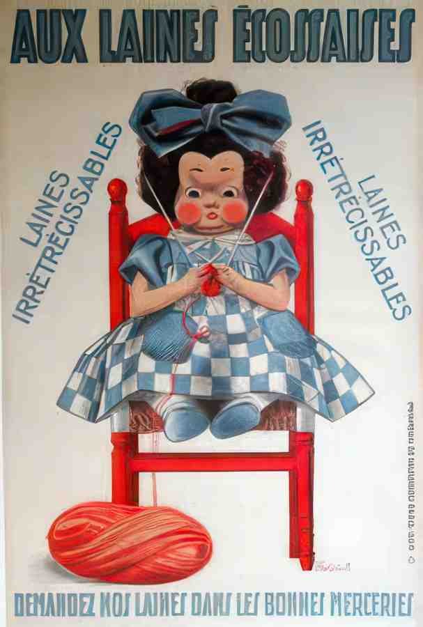 French 09625 Vintage Advert A4 Photo Print
