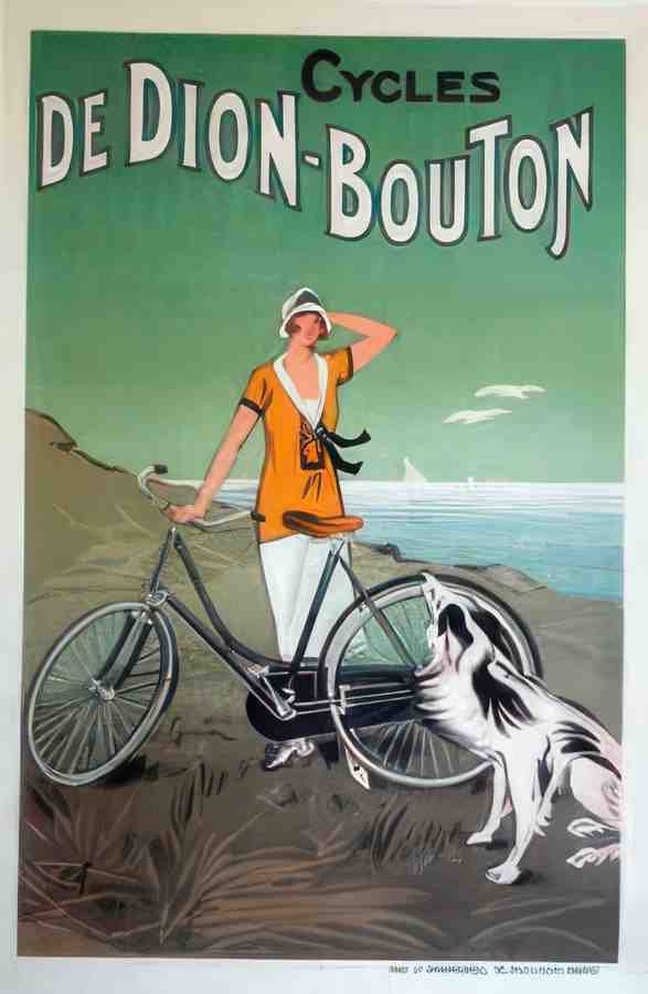 French 10150 Vintage Advert A4 Photo Print