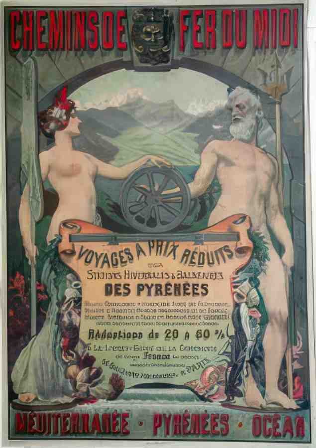 French 10237 Vintage Advert A4 Photo Print