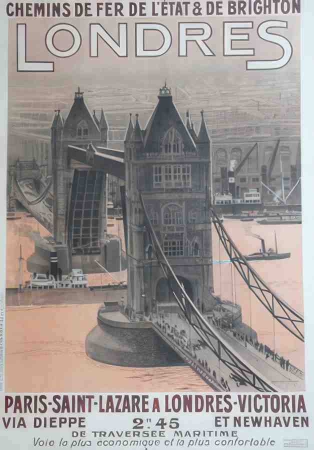 French 10679 Vintage Advert A4 Photo Print