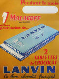 French 10800 Vintage Advert A4 Photo Print