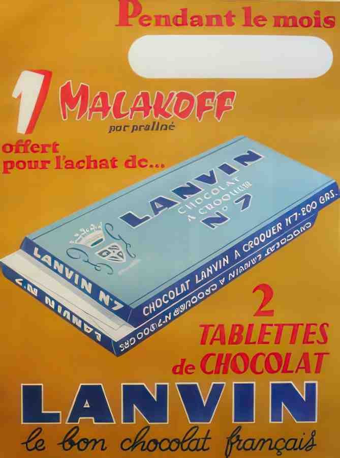 French 10800 Vintage Advert A4 Photo Print