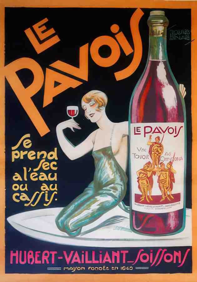 French 10806 Vintage Advert A4 Photo Print