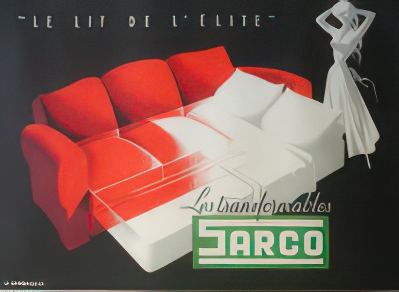 French 10812s Vintage Advert A4 Photo Print