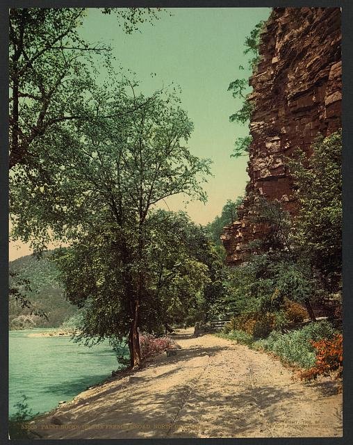 French Broad North Carolina Vintage A4 Photo Print