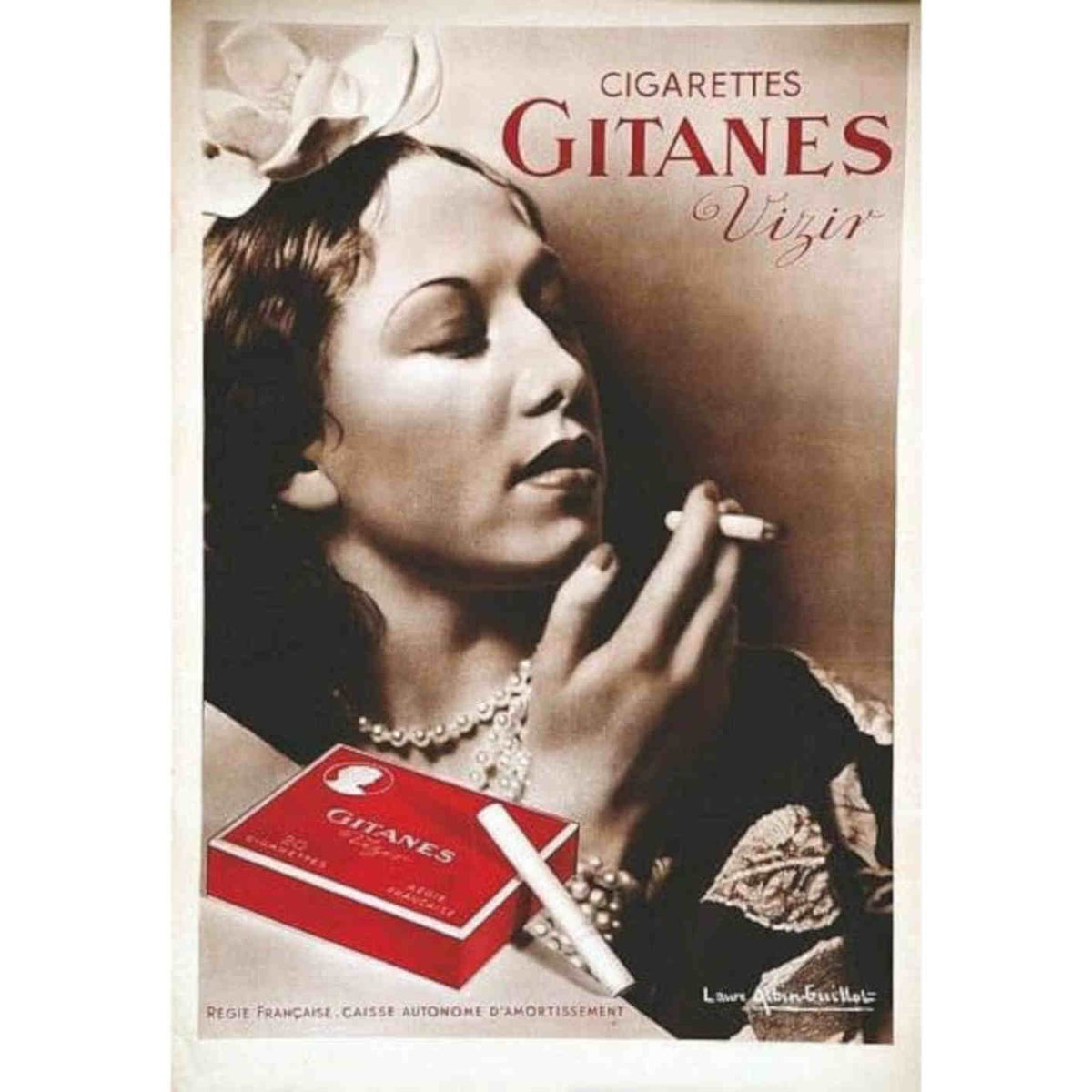 French Gitanes Cigarettes Advertisement S Vintage Retro Advert Poster A4 Photo 