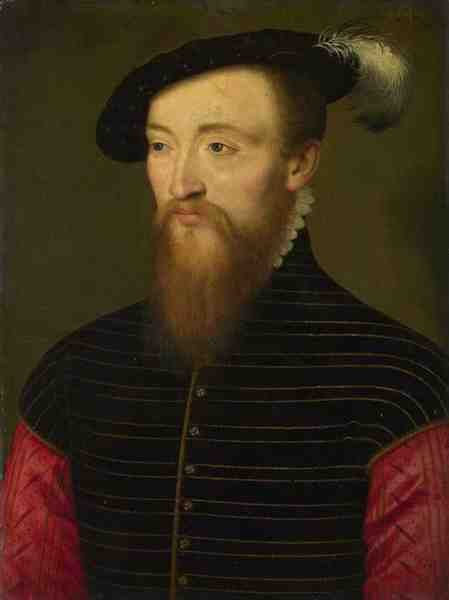 French Portrait Of A Man (Paul, Sire D'Andouins) A4 Photo Print