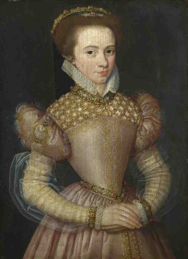 French Portrait of a Lady A4 Photo Print