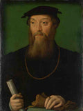 French Portrait of a Man A4 Photo Print