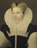 French Portrait of a Young Lady A4 Photo Print