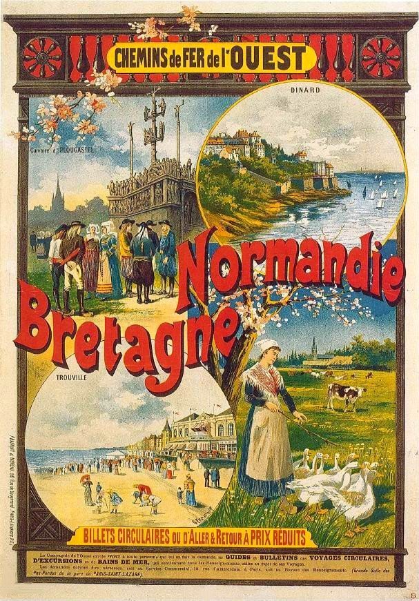 French Travel Poster F11 Advert A4 Photo Print