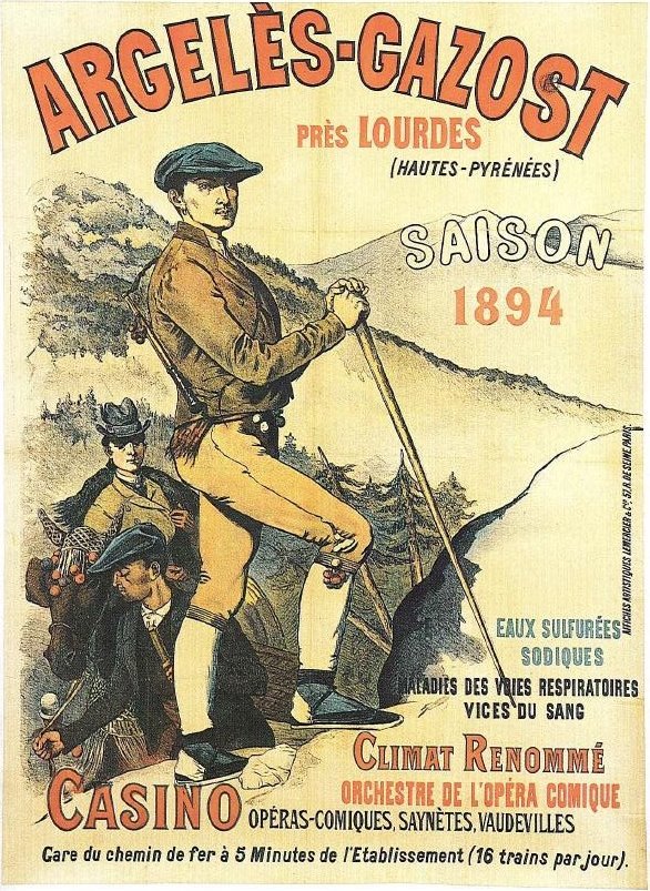 French Travel Poster F5 Advert A4 Photo Print