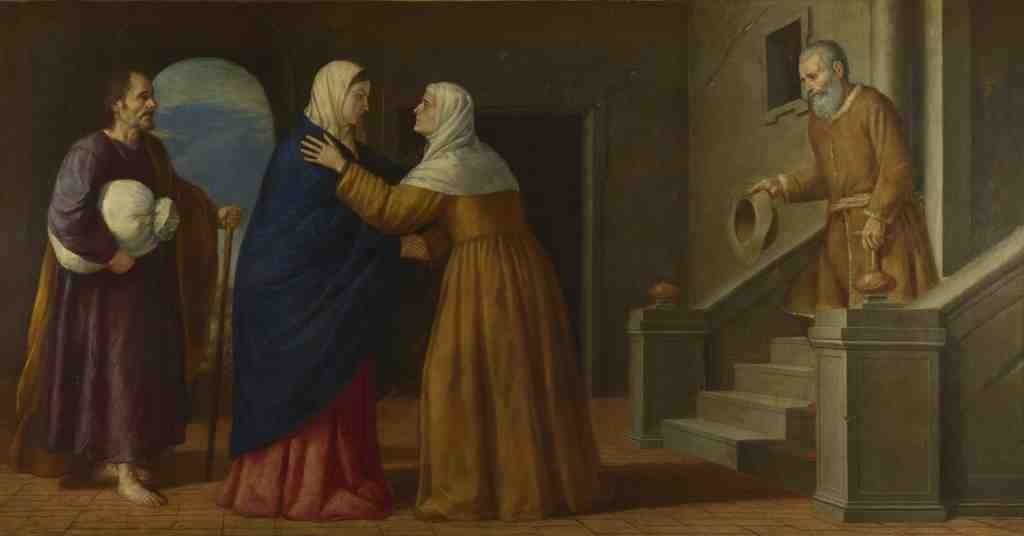 French or North Italian The Visitation A4 Photo Print